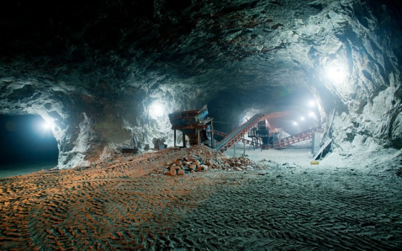 Mine work underground
