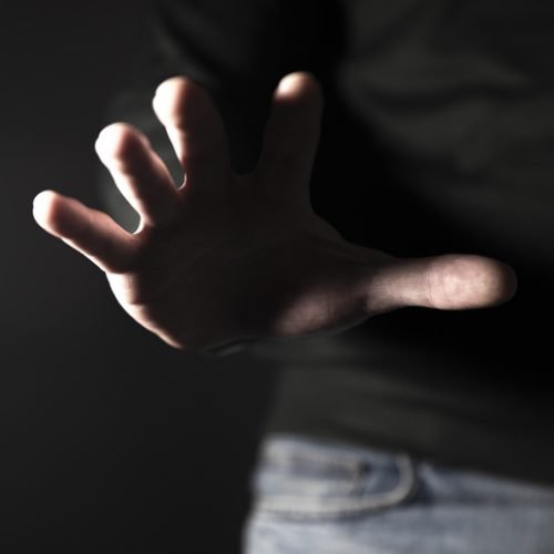 Hand reaching or attacking